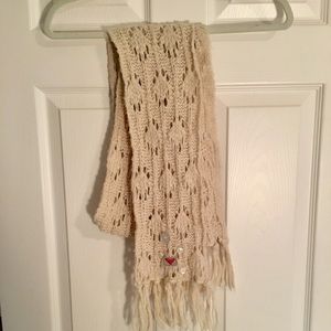 Roxy | Cream Knit Scarf